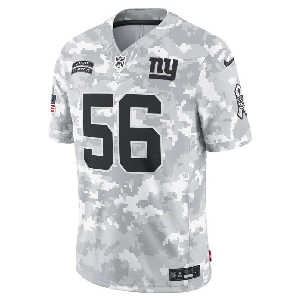 Lawrence Taylor New York Giants Nike 2024 Salute to Service Retired Player Limited Jersey - Arctic Camo-GridironStore